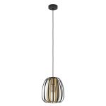 Eglo Pendel Lampe Encinitos Sort, Guld | Egnet til E27