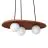 Ledvance Decor Pendel Lampe Nest Brun | Egnet til 3x G9