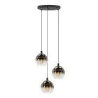 Eglo Pendel Lampe Ariscani 1 Stål Sort | Egnet til 3x E27